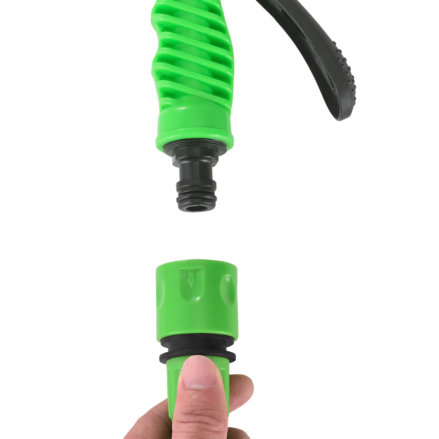 Furtun Gradina Extensibil 30m cu Pistol Stropire 7 Jeturi, Latex Rezistent, Pliabil, Usor, Conector 3/4 Inch