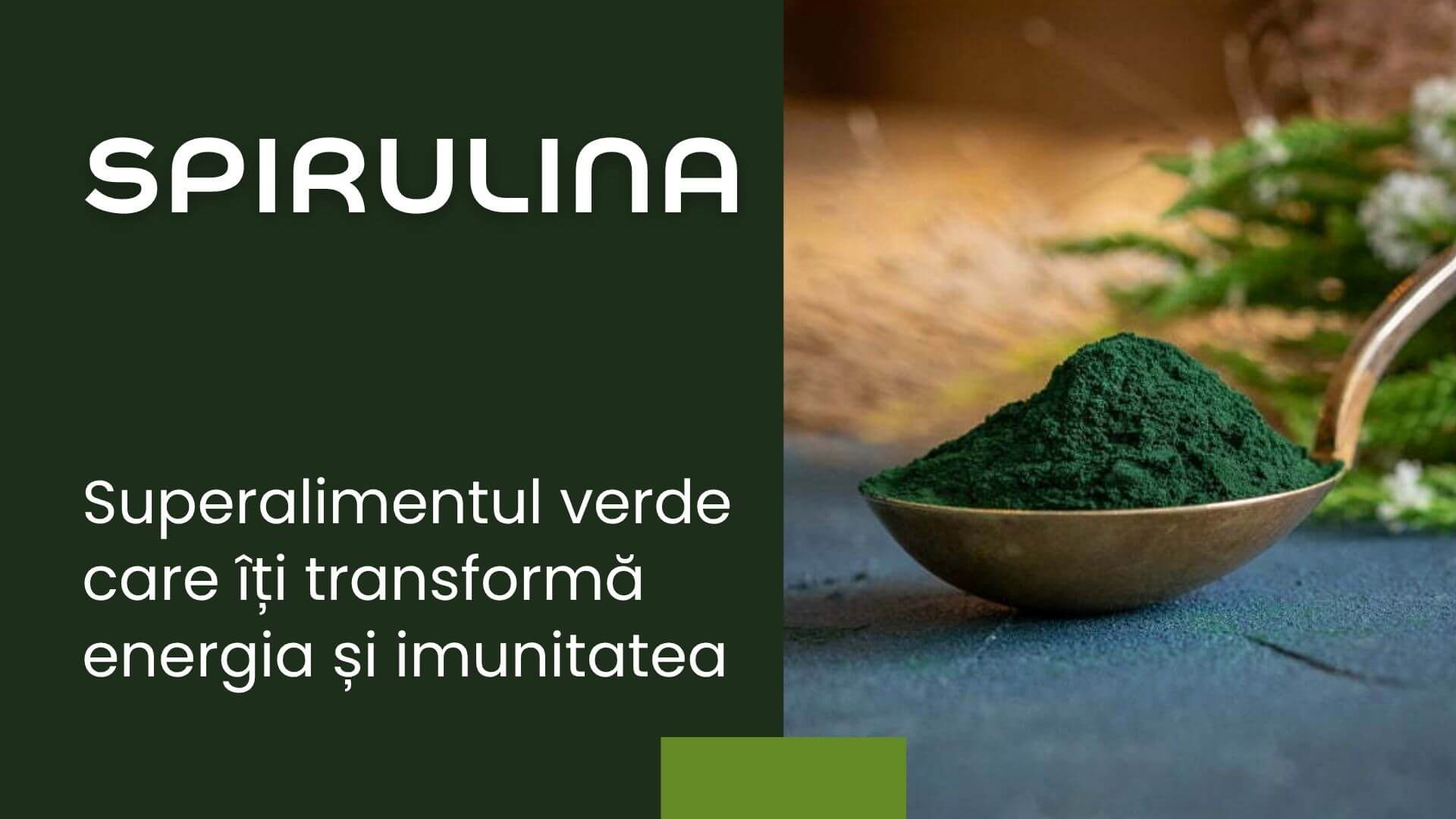 Spirulina: Superalimentul verde care îți transformă energia și imunitatea