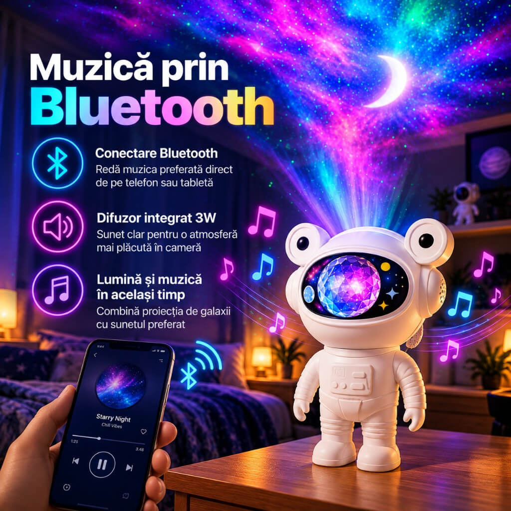 Muzică prin Bluetooth