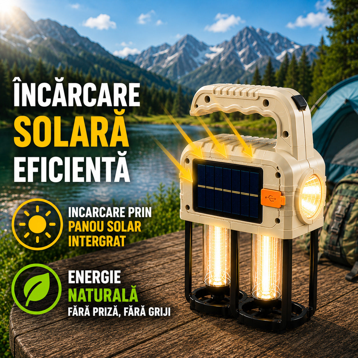 Încărcare solară eficientă
