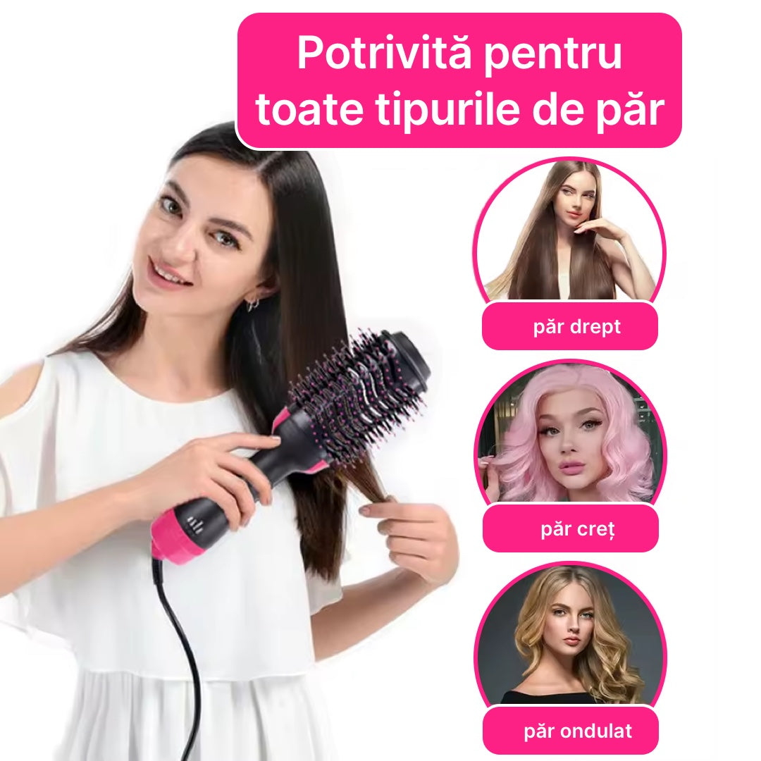 Perie Electrică 5-în-1 pentru Coafuri Perfecte