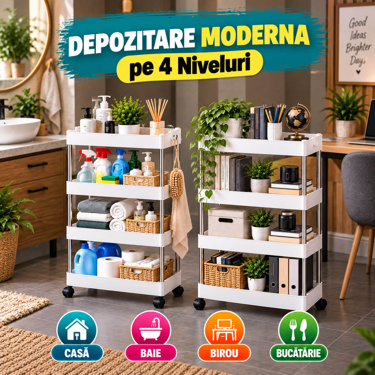 Depozitare Spațioasă pe 4 Niveluri