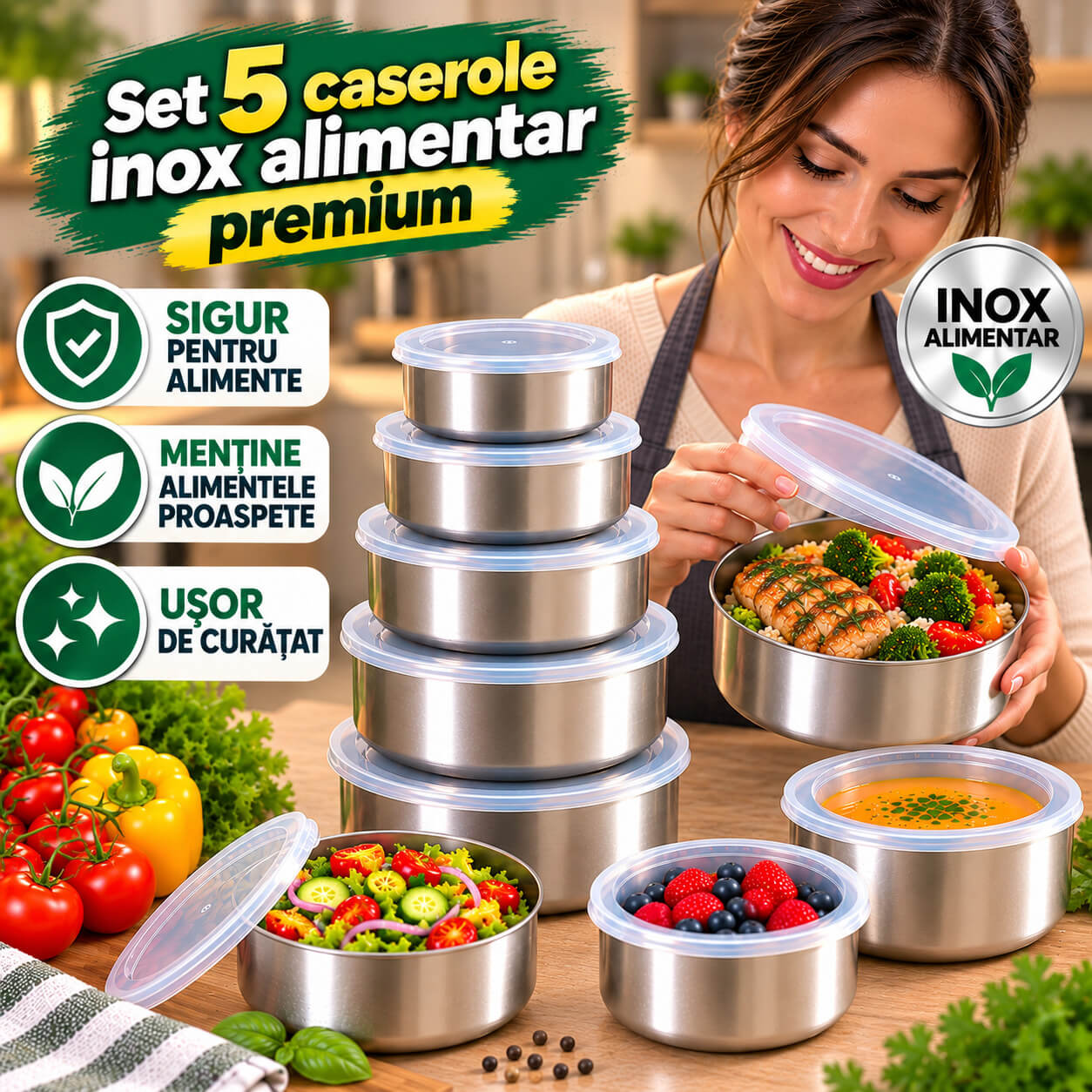 Material inox alimentar de înaltă calitate