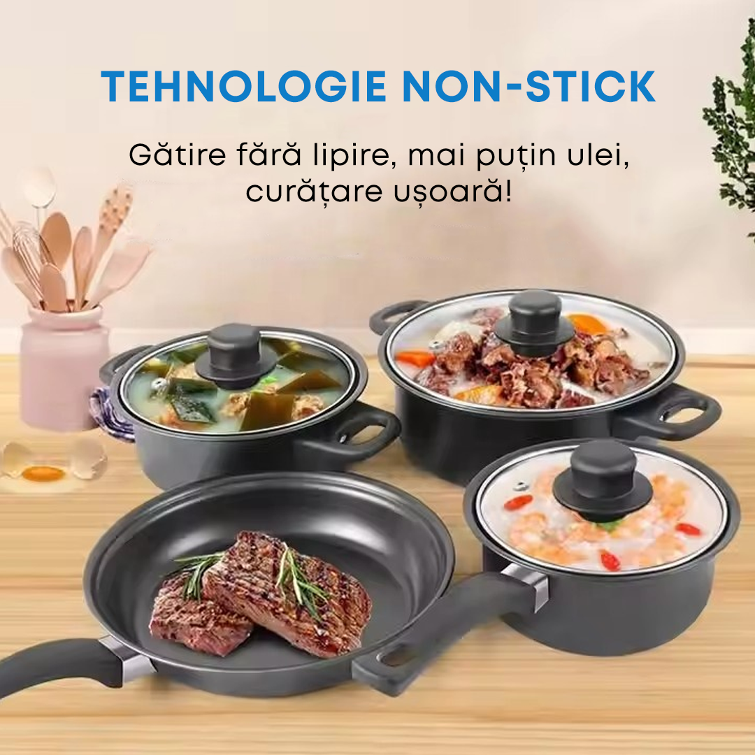 Capace termorezistente și mânere ergonomice