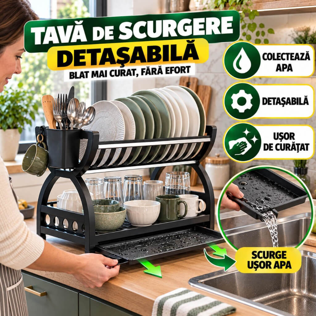 Tavă de scurgere detașabilă