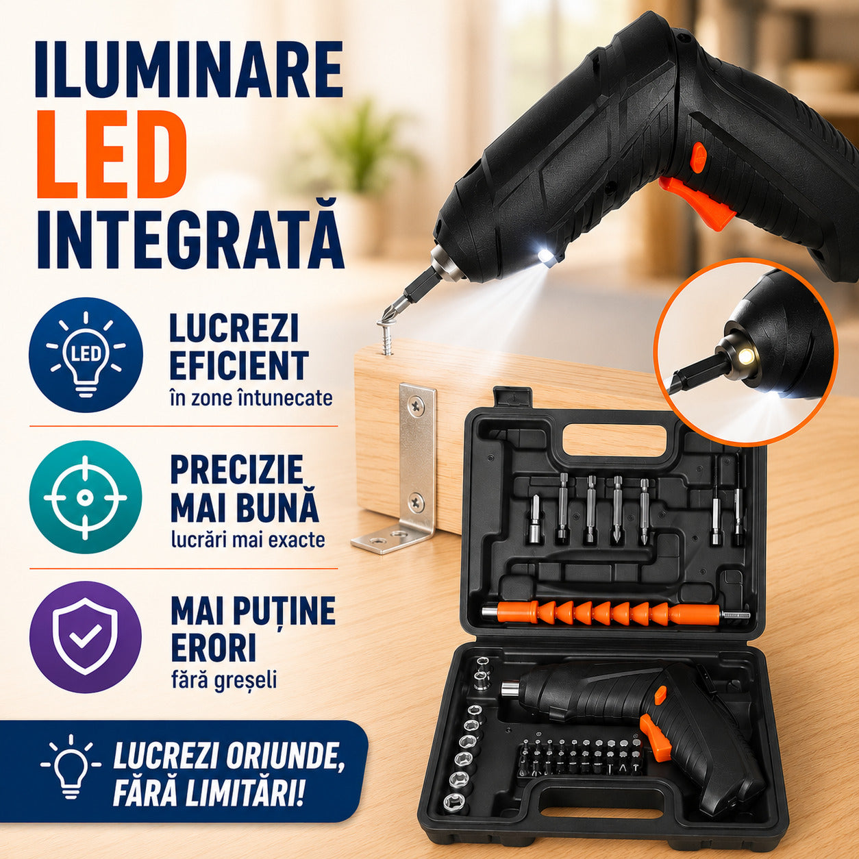 Iluminare LED integrată