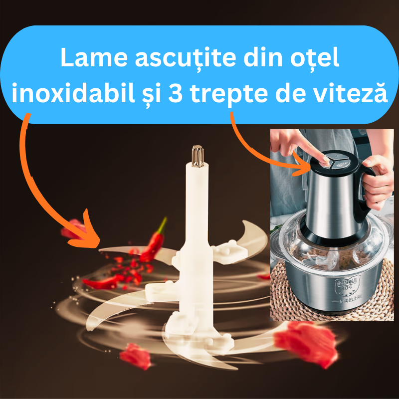 4 lame inox pentru tăiere precisă